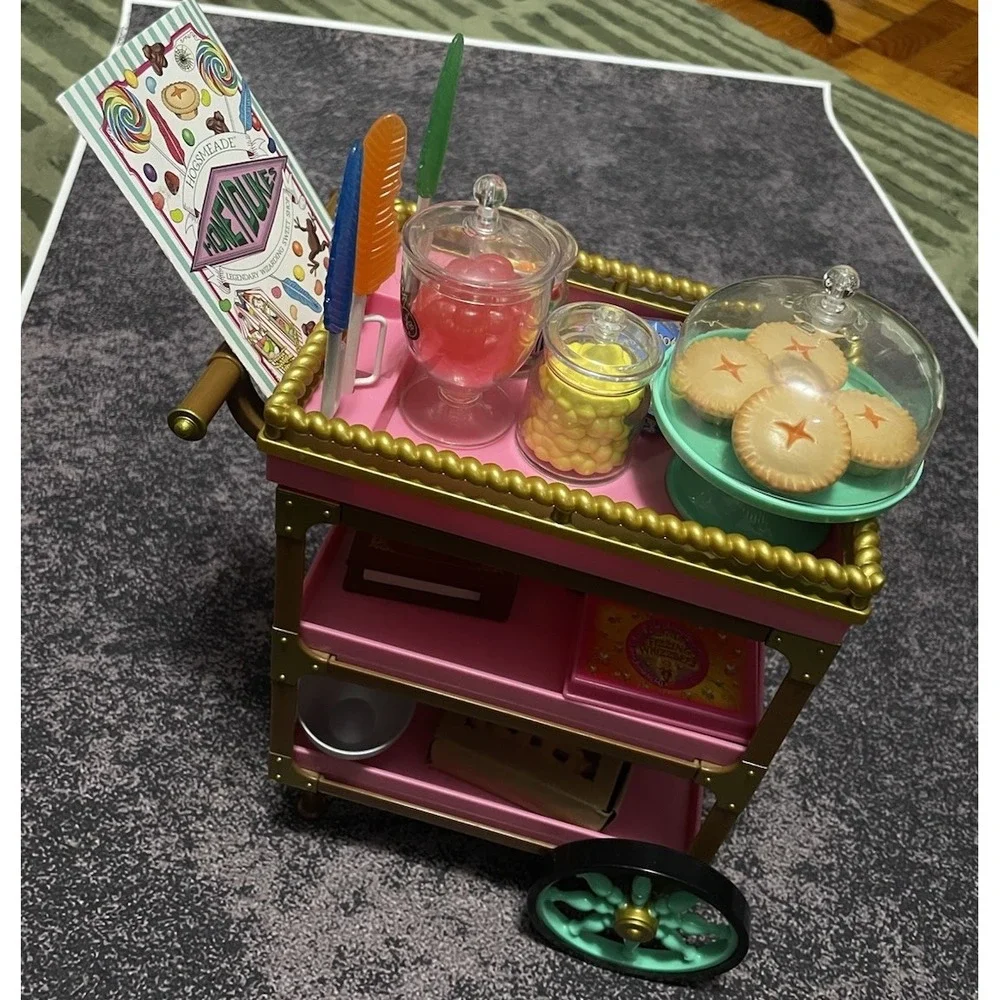 American Girl Doll Harry Potter Honeydukes Candy Trolley Cart Near Complete